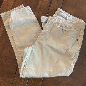 Michael Kors Khaki cropped jeans